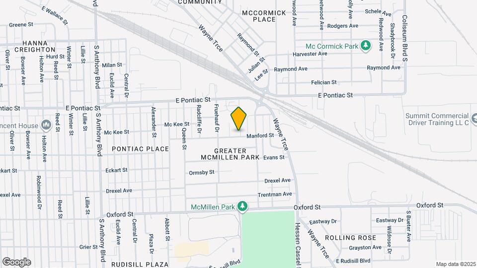 2719 Manford St Map and Location Details