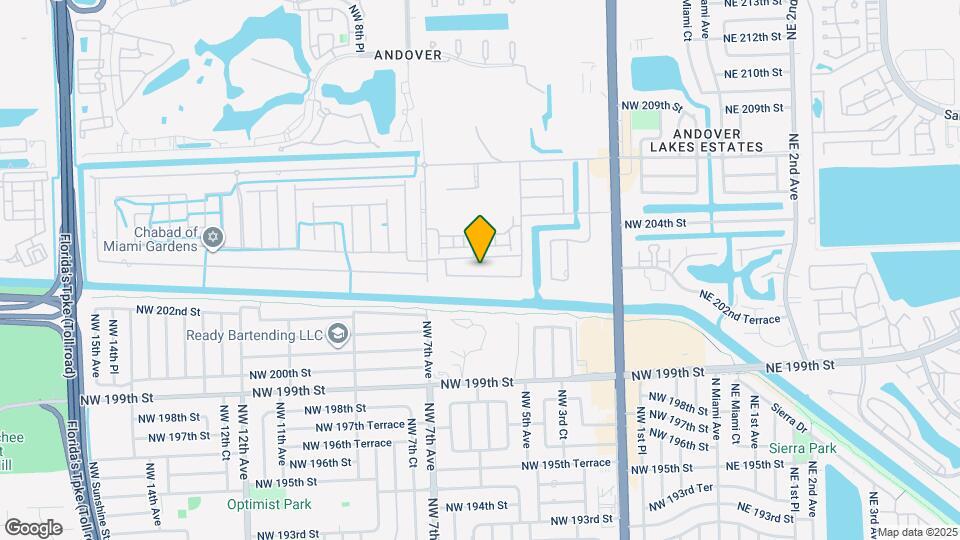 515 NW 202nd Terrace Map and Location Details