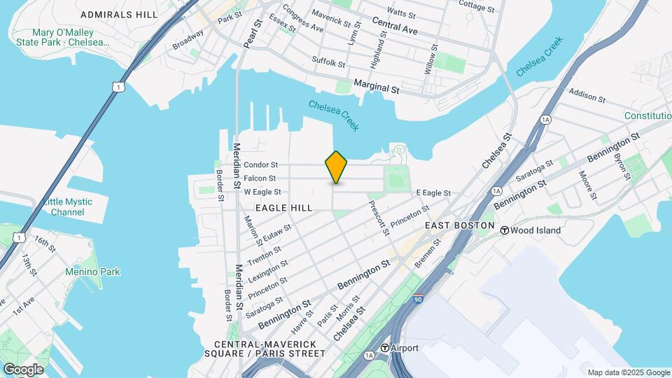 204 E Eagle St, Unit #1 Map and Location Details