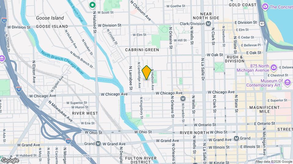 838 N Cleveland Ave Map and Location Details