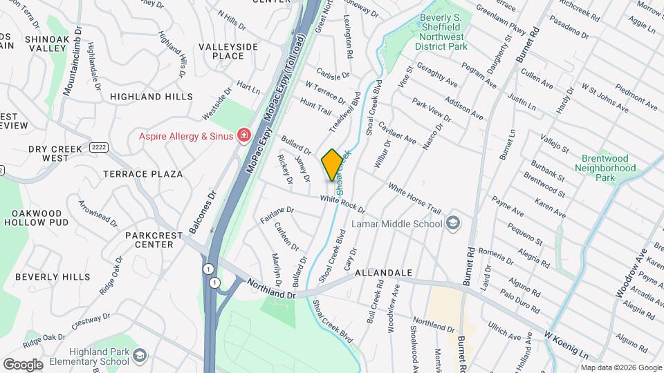 6107 Bullard Dr Map and Location Details