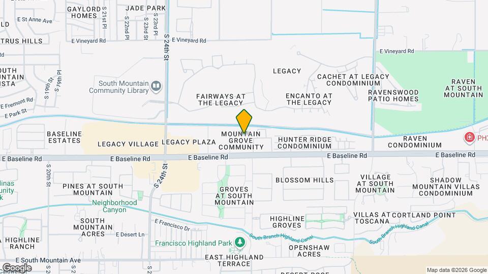 7423 S 27th Way Map and Location Details