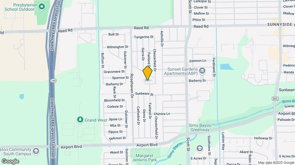 9709 Fairland Dr Map and Location Details