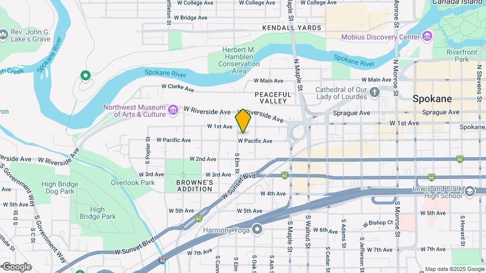 1820-1822 W Pacific Ave Map and Location Details
