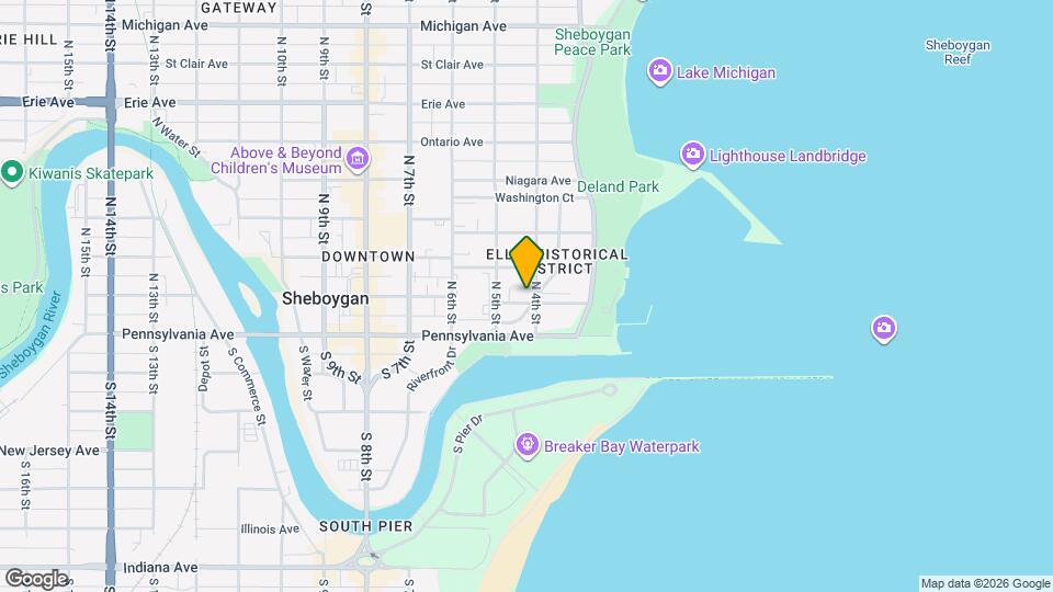 406 Center Ave, Unit 406 Mapa y Detalles de la Ubicación