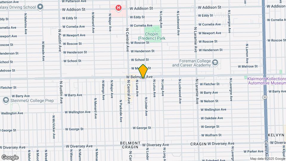 3148 N Linder Ave Map and Location Details