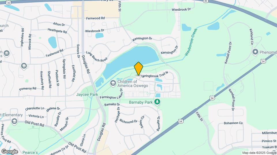 645 Springbrook Trl Map and Location Details
