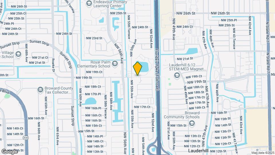 5436 NW 19th St Map and Location Details