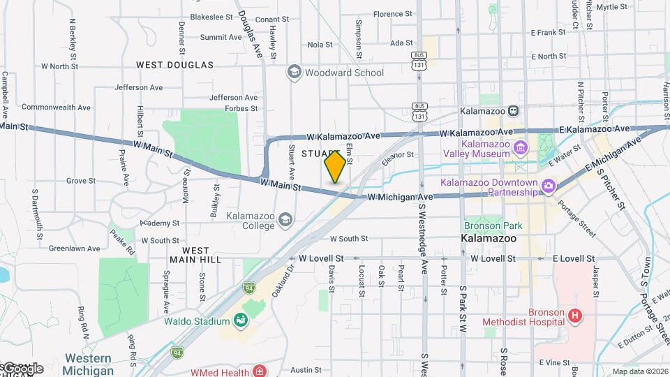 822 W Main St Map and Location Details