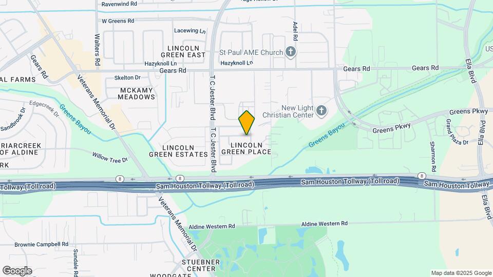1807 Live Oak Hill St Map and Location Details