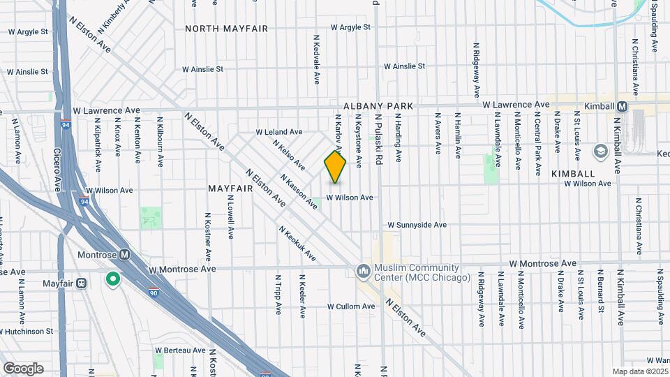 4610 N Karlov Ave Map and Location Details