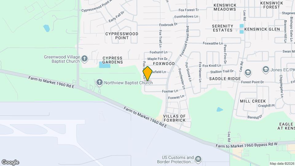 6907 Foxside Ln Map and Location Details
