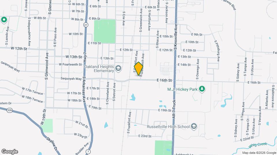 613 E 16th St Map and Location Details