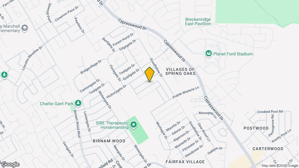 4927 Sweet Chestnut Ln Map and Location Details