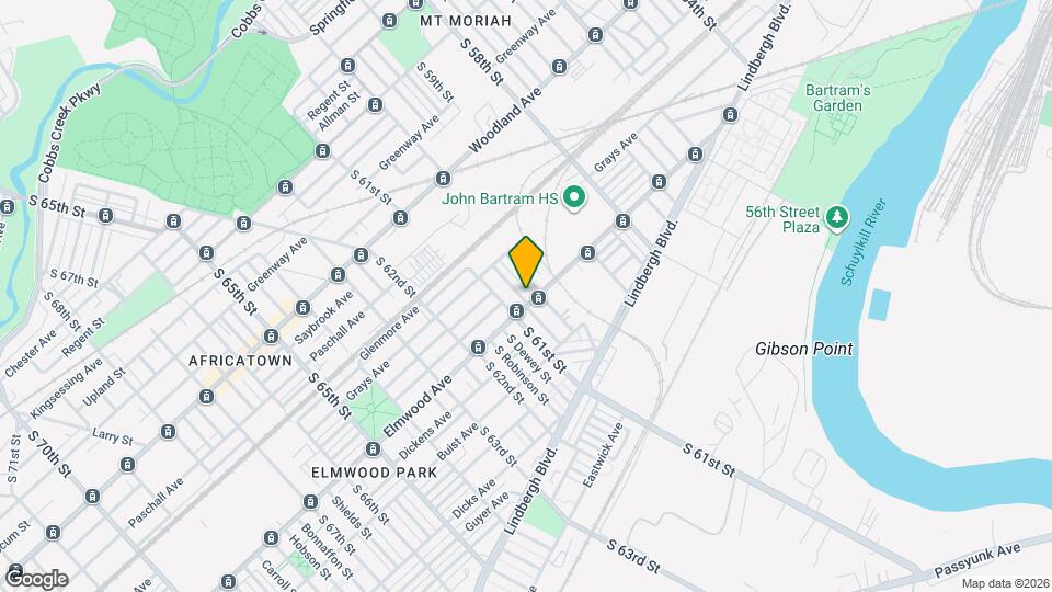 6033 Elmwood Ave Map and Location Details