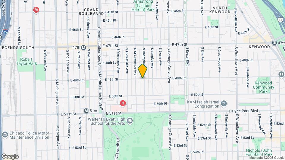 4900 S Champlain Ave Mapa y Detalles de la Ubicación