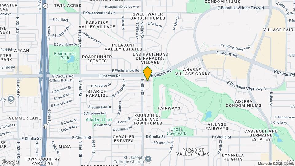 12030 N 40th Way Map and Location Details