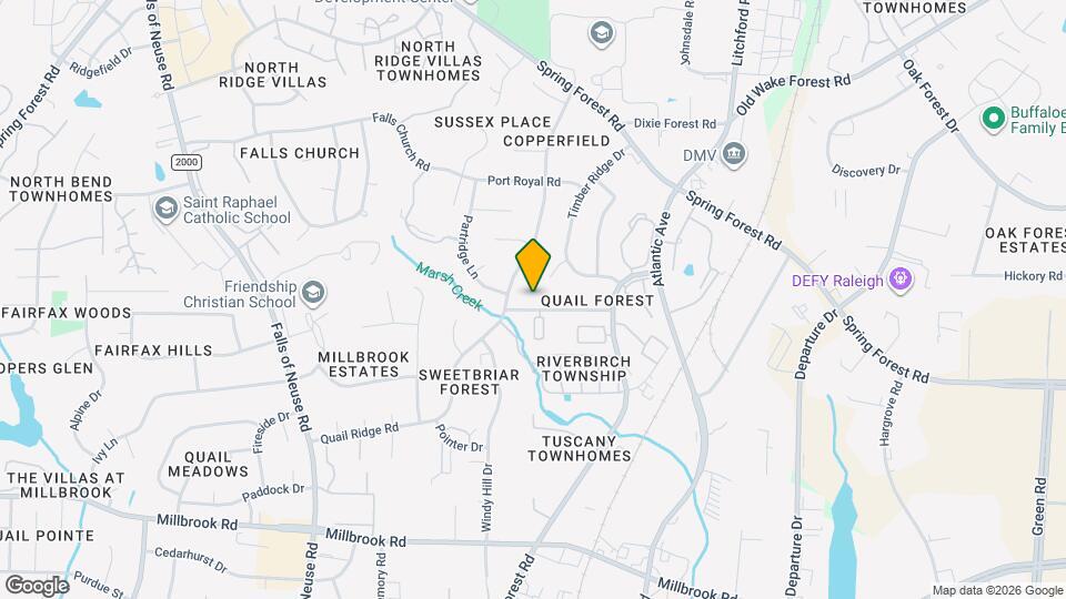 2009 Quail Forest Dr Map and Location Details