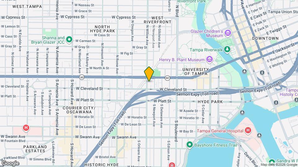 108 S Willow Ave Map and Location Details