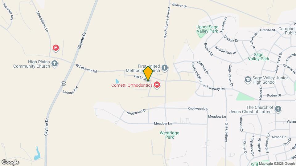 2121 Big Lost Dr Map and Location Details