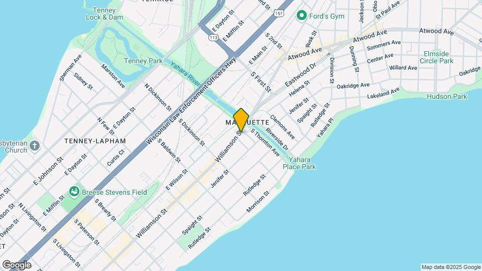 1505 Williamson St Map and Location Details