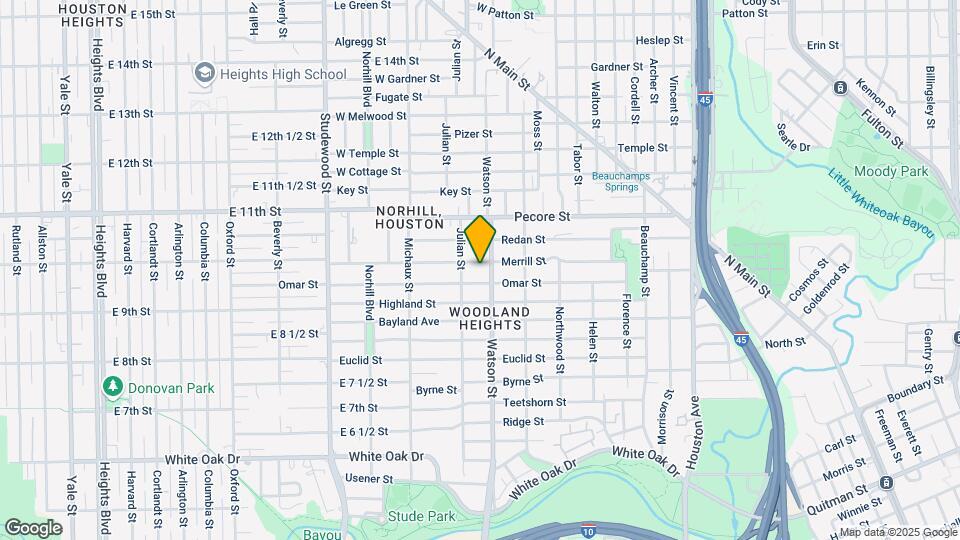 808 Merrill St Map and Location Details