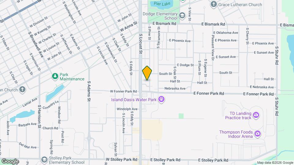 1120 S Pine St Map and Location Details