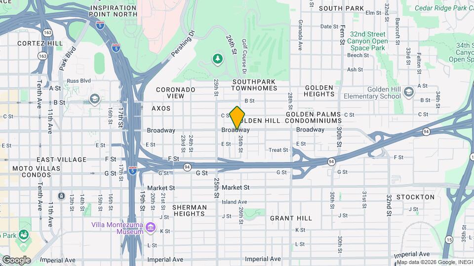 2581 Broadway Map and Location Details