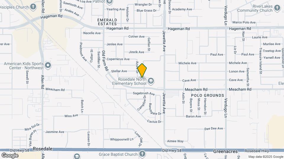 11601 Hyperion Ave Map and Location Details