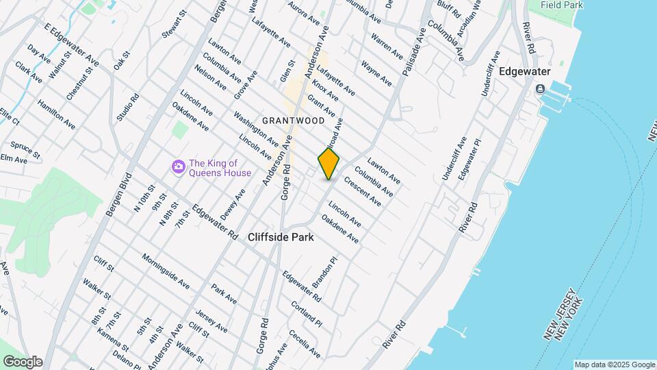 621 Palisade Ave Mapa y Detalles de la Ubicación