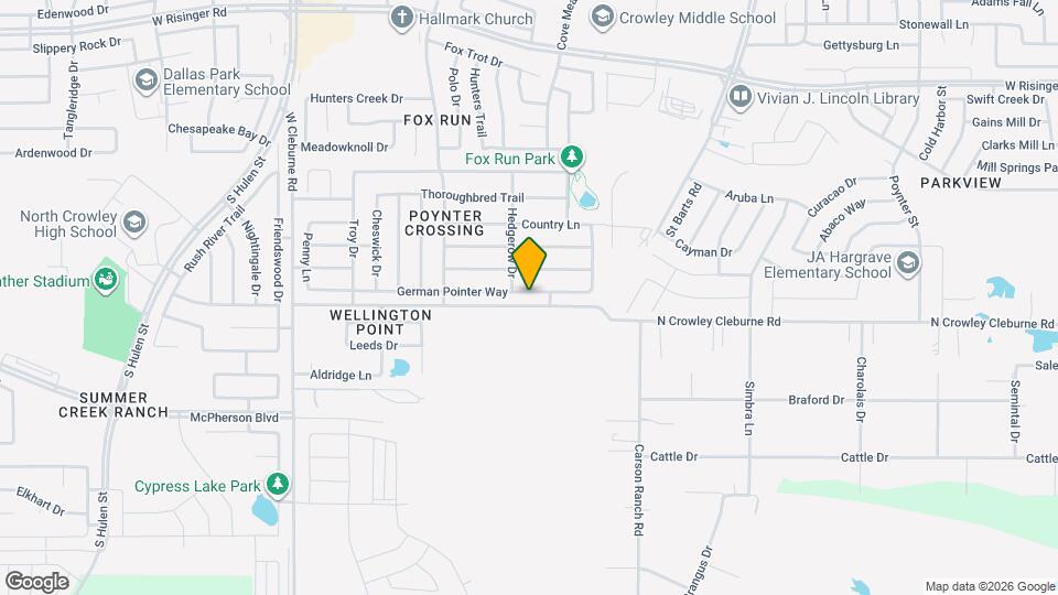 3917 German Pointer Way Map and Location Details