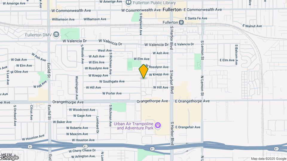 920-984 S Highland Ave Map and Location Details