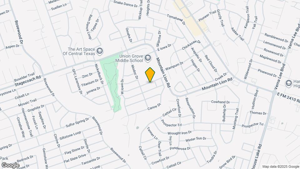 111 E Great Plains Trail Map and Location Details