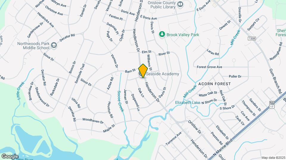 529 Henderson Dr Mapa y Detalles de la Ubicación