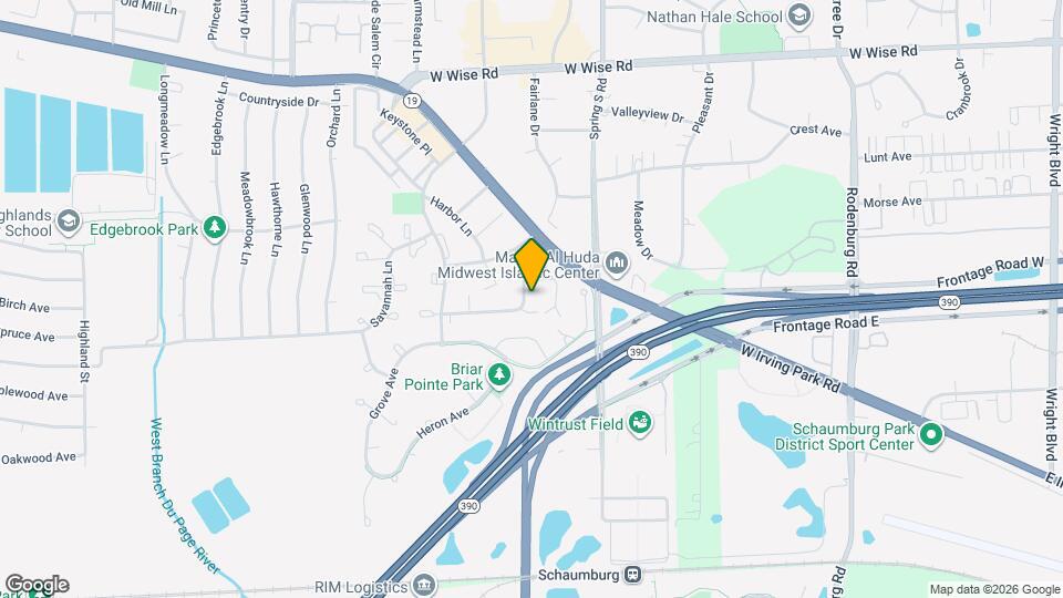 1741 Chesapeake Ln Mapa y Detalles de la Ubicación