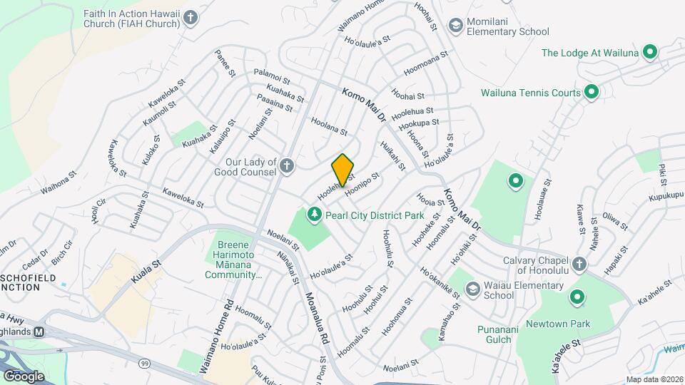 1558 Hoonipo St Map and Location Details