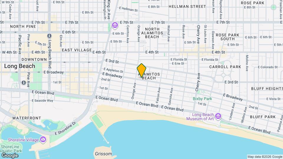 1249 E Broadway Map and Location Details