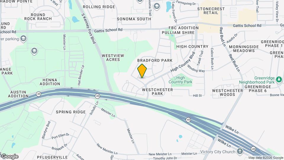 2907 Donnell Dr Map and Location Details