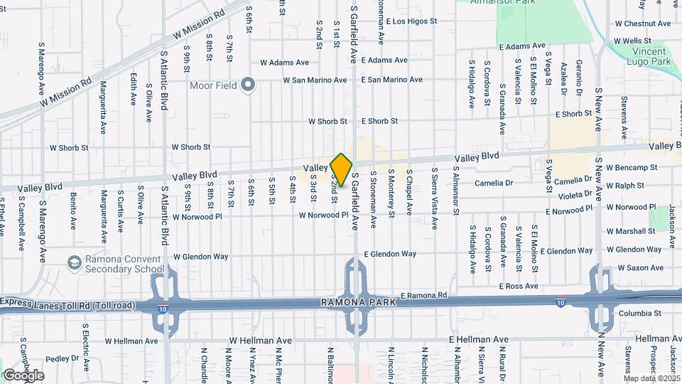 1500 S 2nd St Map and Location Details