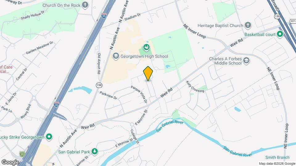 611 Parkline Dr Map and Location Details