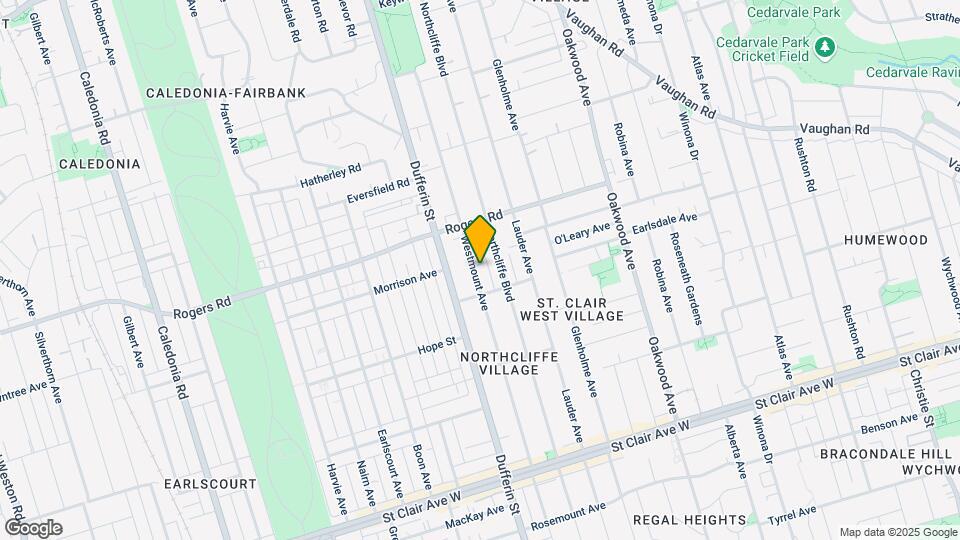 345 Westmount Ave Map and Location Details