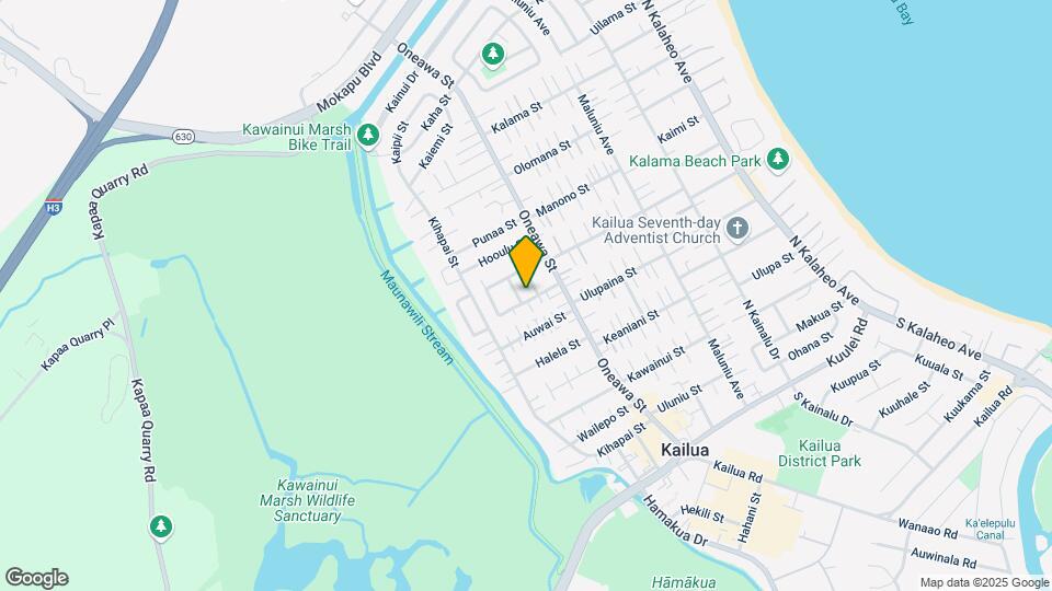 548 Kuaaina Way Map and Location Details