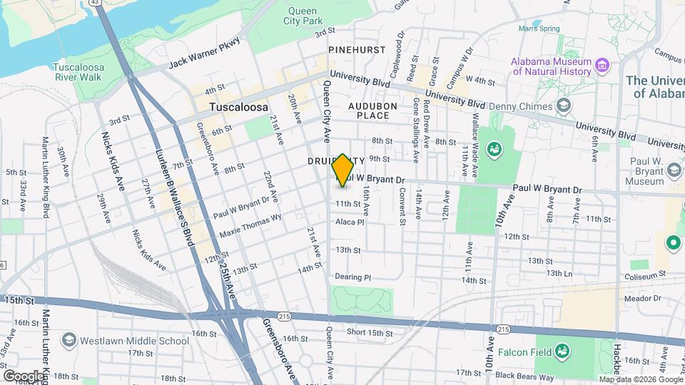 1020 17th Ave Map and Location Details