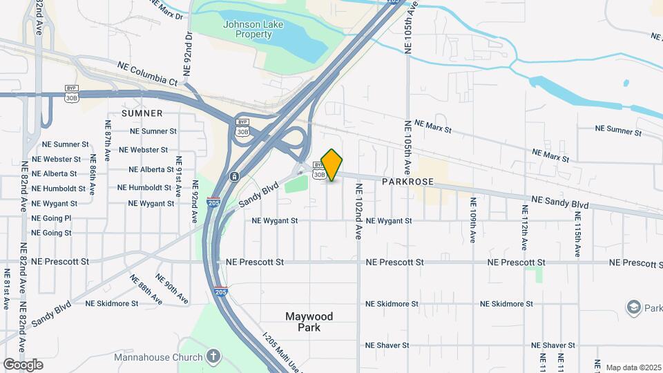 4906 NE 100th Ave Map and Location Details