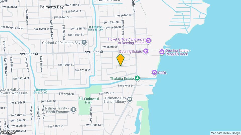 7440 SW 170th Terrace Map and Location Details