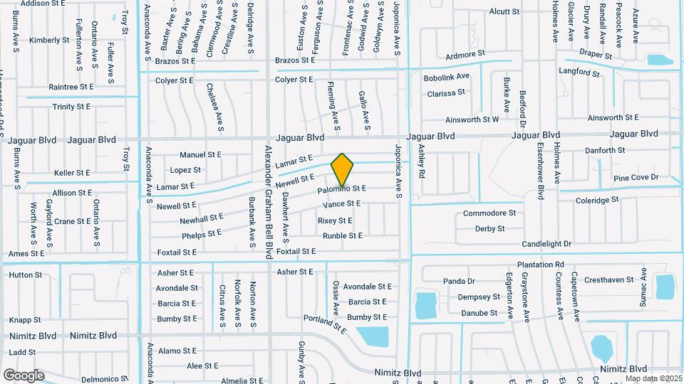 832 Palomino St E Map and Location Details