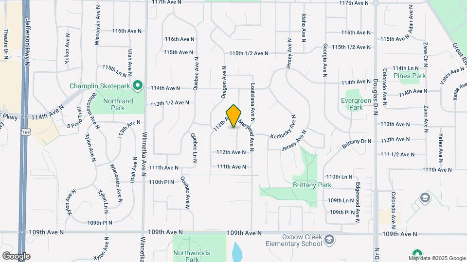 11225 Nevada Ave N Map and Location Details