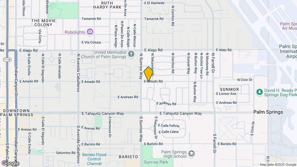 1733 E Amado Rd Mapa y Detalles de la Ubicación