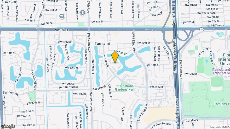 1301 SW 124th Ct Map and Location Details