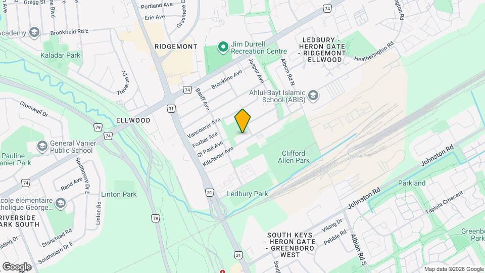 1297 Kitchener Ave Map and Location Details